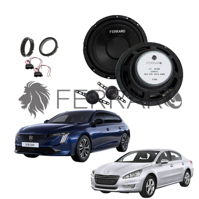 FerraroStore Kit 2 Altoparlanti | ASK-165.2 | Ant o Post | Peugeot 508 1ª/2ª (2010-2024)