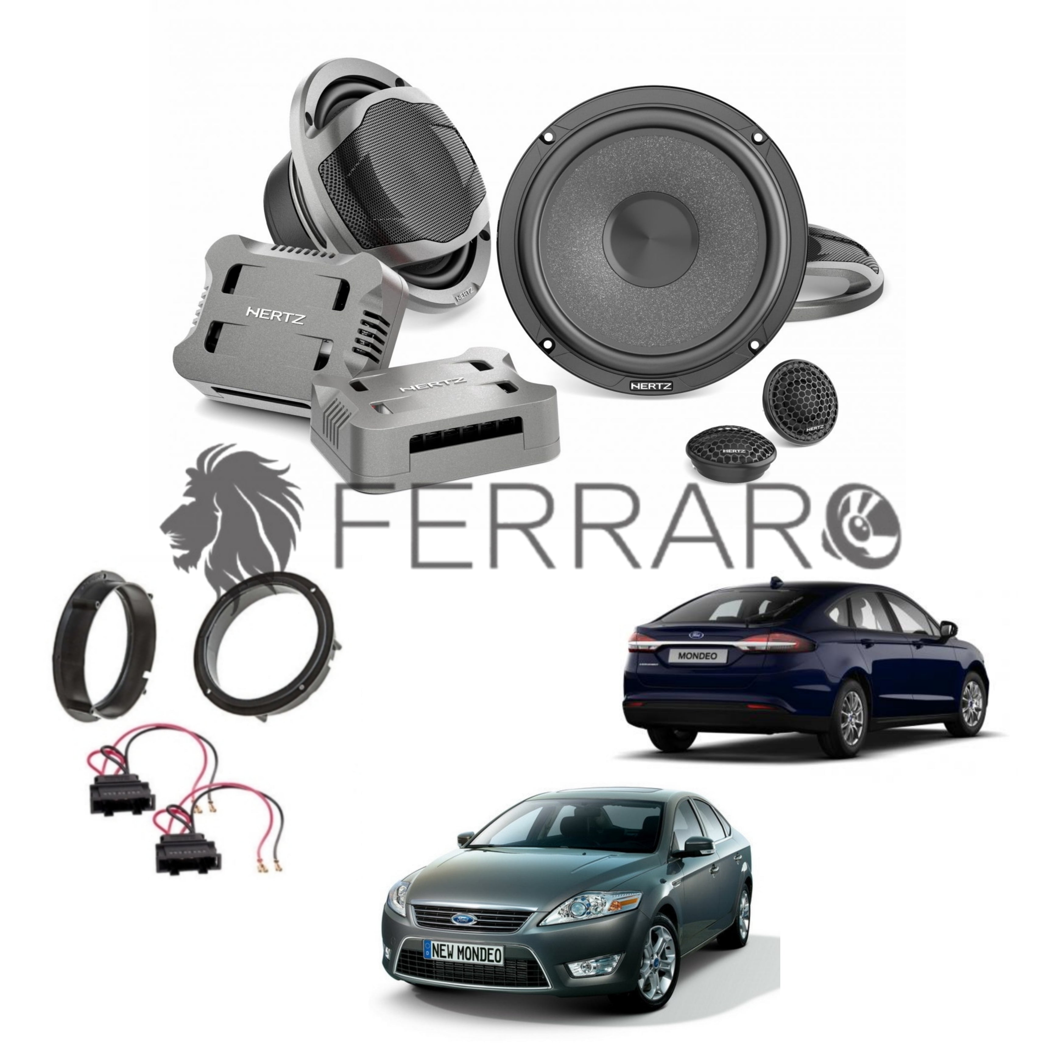 Hertz Kit 4 Casse | CK 165 | Anteriori | Ford Mondeo dal 2007-2019