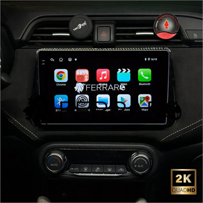 Autoradio per Nissan Micra 9" 2K | 2017-2023 | Android | Bluetooth | CarPlay | Android Auto | 12/256GB Ram