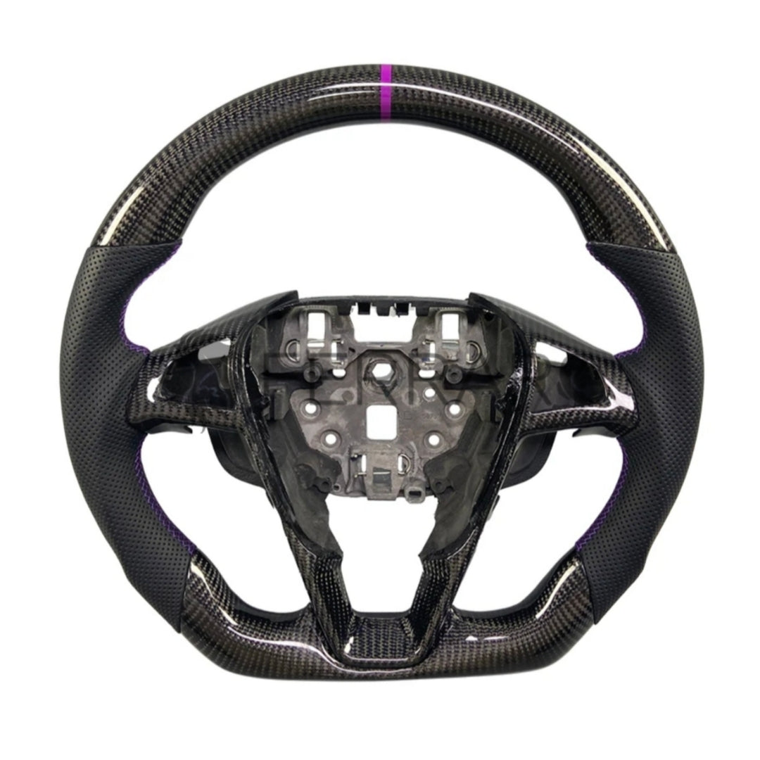 Volante Sportivo per Ford Mondeo MK5, Carbonio, Customizzato in Pelle