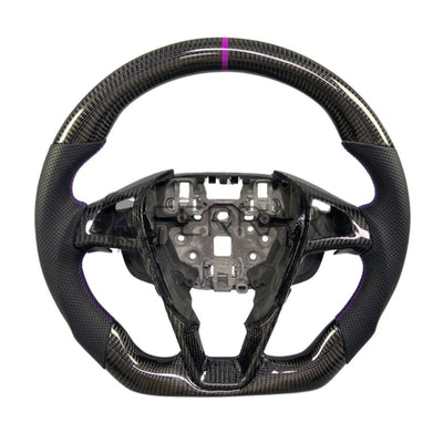Volante Sportivo per Ford Mondeo MK5, Carbonio, Customizzato in Pelle