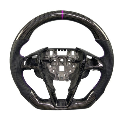 Volante Sportivo per Ford Mondeo MK5, Carbonio, Customizzato in Pelle
