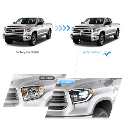 Fanali Anteriore Completo per Toyota Tundra (2014-2021) a LED
