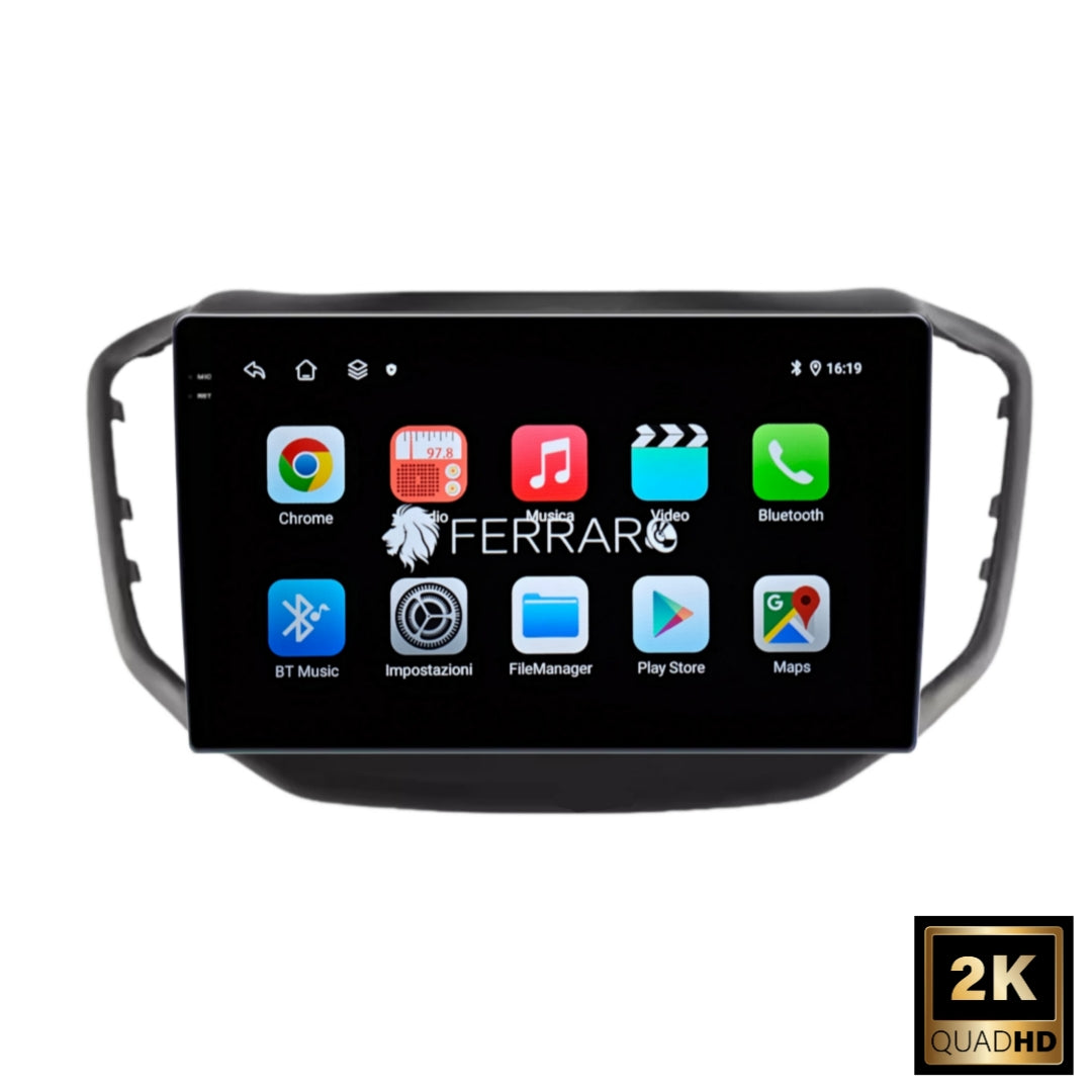 Autoradio per DR6 10.1" 2K | 2014-2018 | Android | Bluetooth | CarPlay | Android Auto | 4/64GB Ram