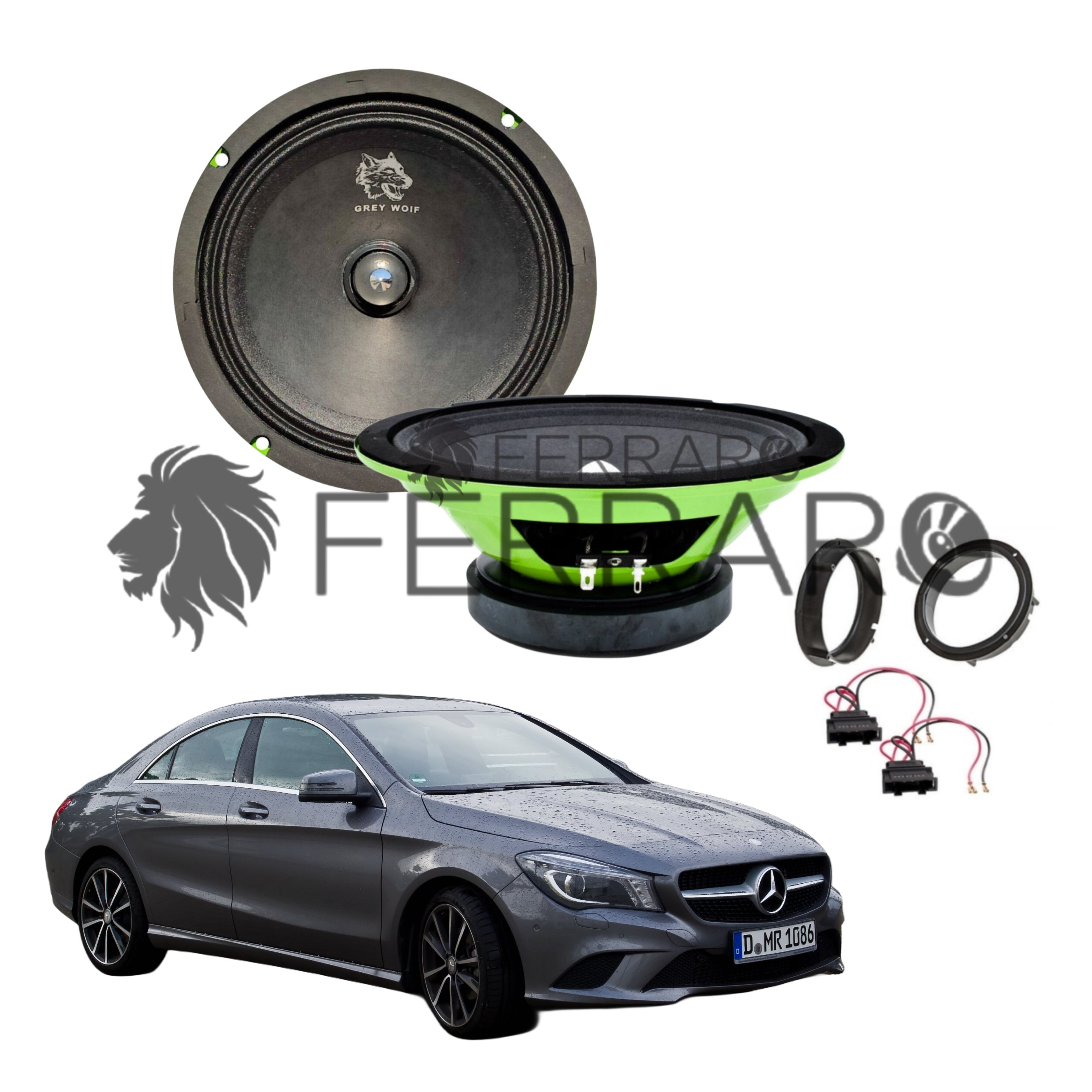FerraroStore Kit 2 Altoparlanti | PV165.3 | Ant o Post | Mercedes CLA, C177, X177