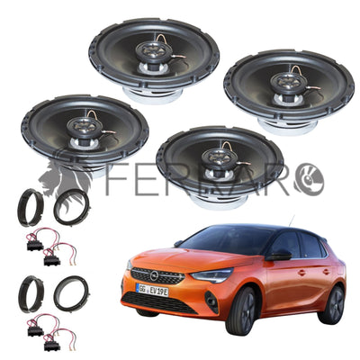 FerraroStore Kit 4 Altoparlanti | ASC-652PC | Ant/Post | Opel Corsa F dal 2019>