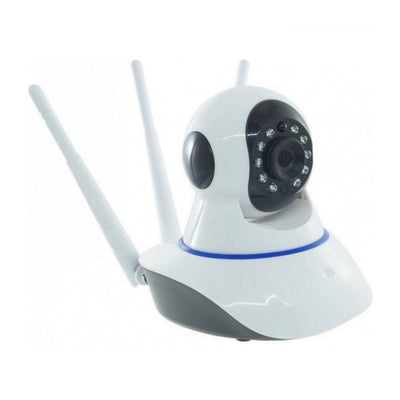Telecamera Wireless, IP Camera, HD 720P, Wireless, Motorizzata, WIFI, 2 Antenne