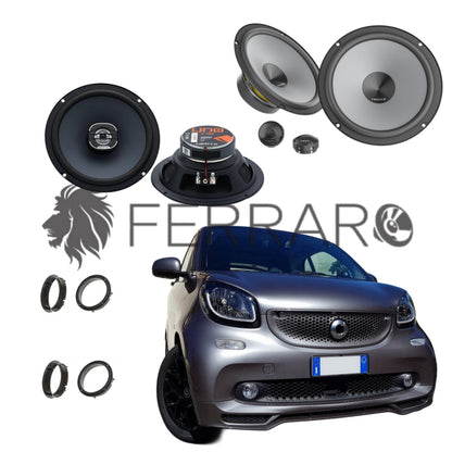 Hertz Kit 6 Casse | K 165 | X 165 | Ant/Post | Smart ForFour 453