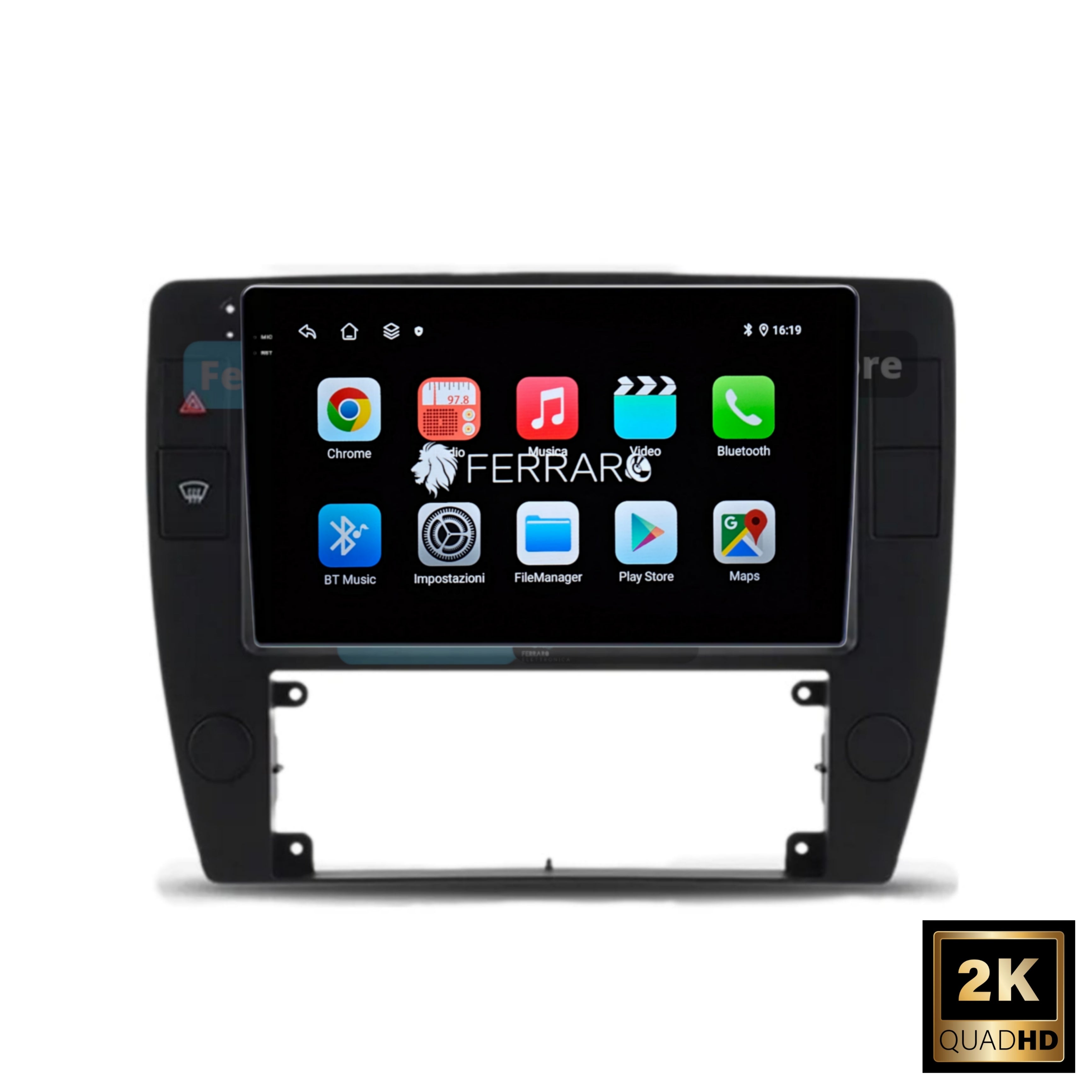 Autoradio per Volkswagen Passat B5 9" 2K | 2000-2005 | Android | Bluetooth | CarPlay | Android Auto | 12/256GB Ram