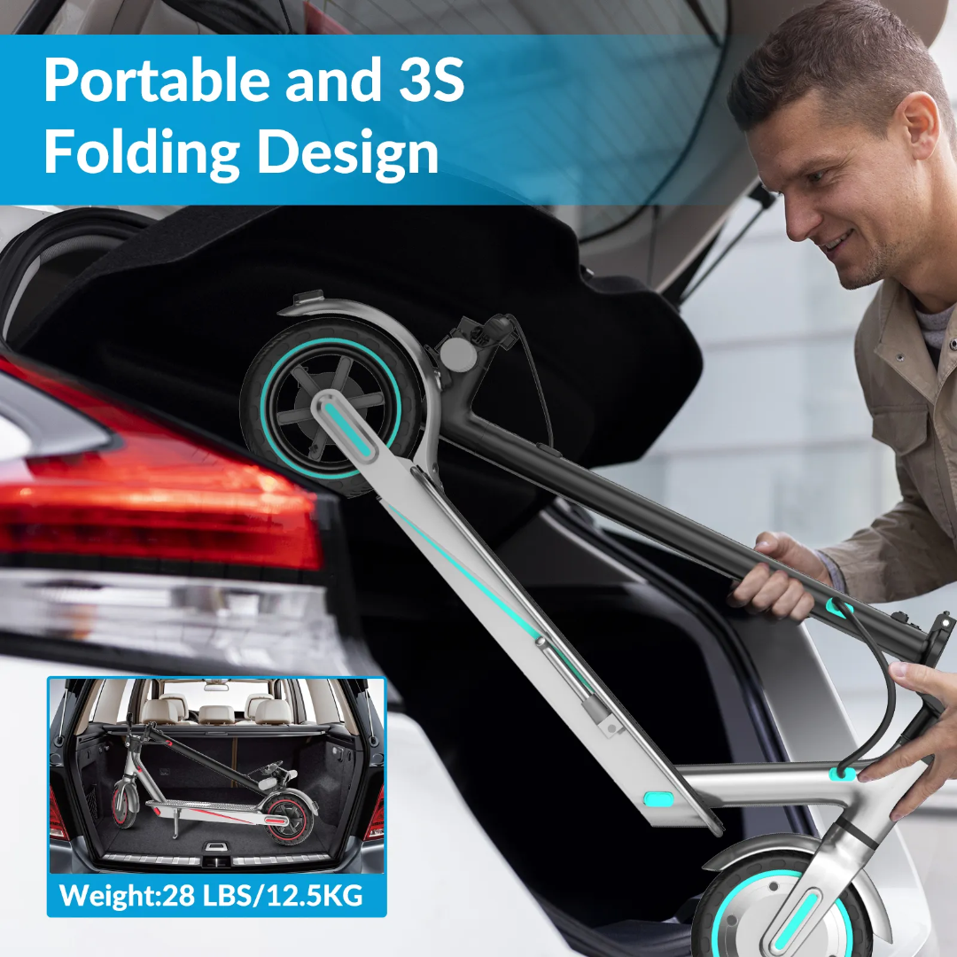 FerraroStore V8, Monopattino Pieghevole, 8.5", Batteria 36V