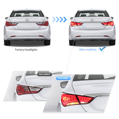 Fanali Posteriore Completo per Hyundai Sonata 6ª Serie (2011-2014) a LED