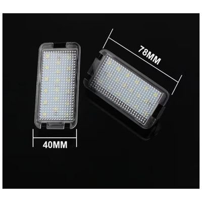 Set Luci Targa a Led per Seat Altea, Ibiza, Leon, Toledo (Compatibilità in Descrizione), Plug and Play