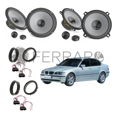 Hertz Kit 8 Casse | K 165 | K 130 | Ant/Post | Bmw Serie 3 E46 dal 2002-2006