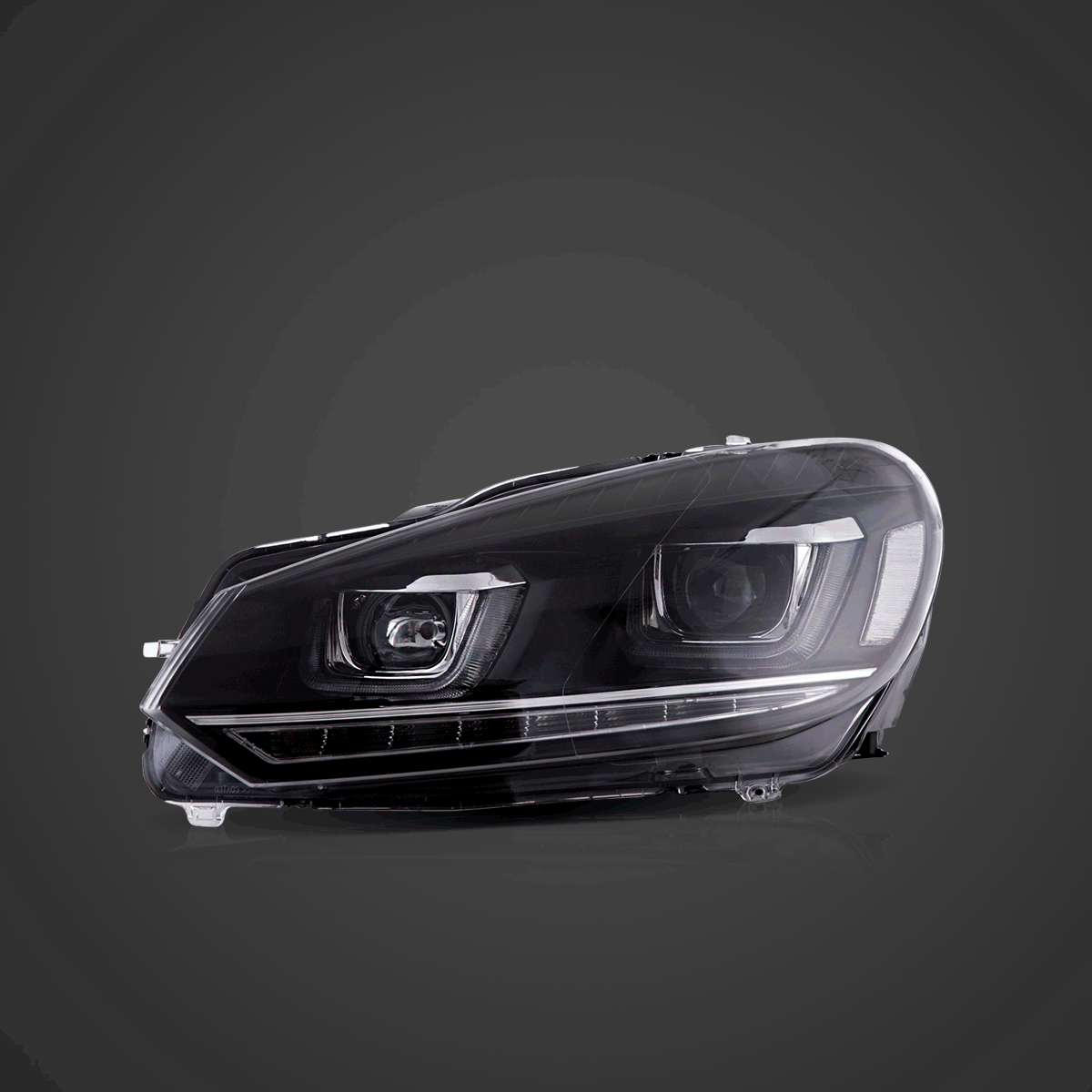 Fanali Anteriore Completo per Volkswagen Golf VI, MK6 (2008-2012) a LED