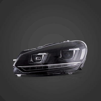 Fanali Anteriore Completo per Volkswagen Golf VI, MK6 (2008-2012) a LED