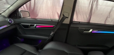 Ambient Light per Mercedes Classe C W204 (2007-2014), 64 Colori RGB