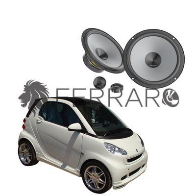 Hertz Kit 4 Casse | K 165 | Anteriori | Smart ForTwo 451