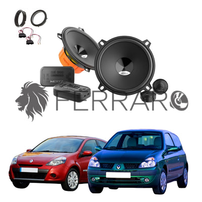 Hertz Kit 4 Casse | DSK 130.3 | Anteriore | Renault Clio 2ª/3ª Serie