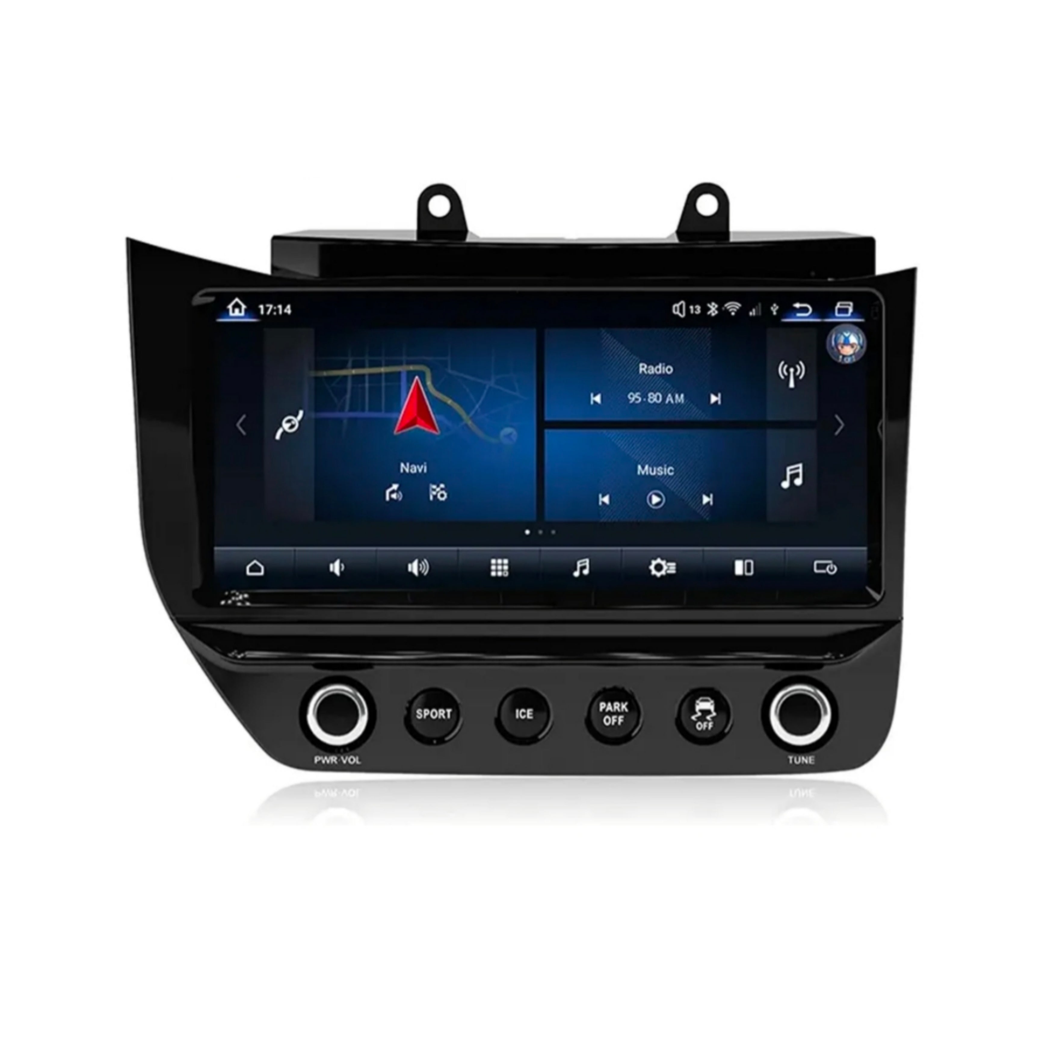 (PRENOTA) Autoradio per Maserati Gran Turismo (2007-2019) 12.3" Display Aria Condizionata e Android, Bluetooth, CarPlay, Android Auto, 8/128GB Ram