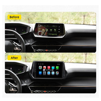 Autoradio per Peugeot 2008, 208 9" | 2019-2023 | Android | Bluetooth | CarPlay | Android Auto | 2GB/4GB/6GB/8GB Ram