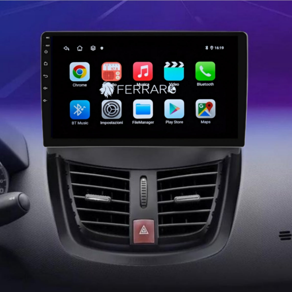 Car Radio for PEUGEOT 207 / 207cc [2006-2015] - 2GB/4GB/6GB/8GB Intelligent car system, 2Din 9"Inch, GPS, Navigator, Wifi