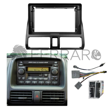 Kit Montaggio Autoradio 9"Pollici Honda CR-V (2001-2006) Mascherina, Cablaggio Autoradio Android