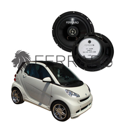 FerraroStore Kit 2 Altoparlanti | ASC-652PC | Anteriori | Smart ForTwo 451
