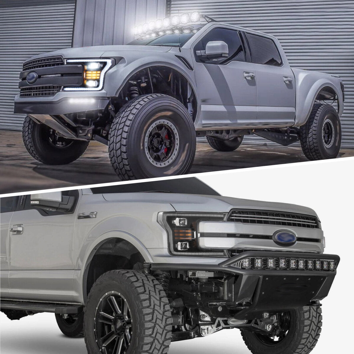 Fanali Anteriore Completo per Ford F150 13ª Serie (2018-2020) a LED