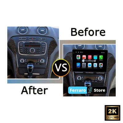 Autoradio per Ford Mondeo 4 10.1" 2K | 2010-2014 | Android | Bluetooth | CarPlay | Android Auto | 4/64GB Ram
