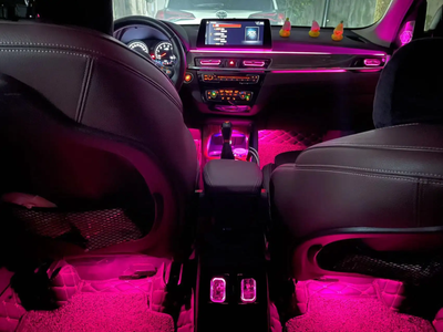 Ambient Light per BMW X1, X2 F48, F49 (2016-2022), 256 Colori, APP