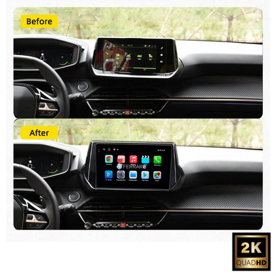 Autoradio per Peugeot 2008, 208 9" 2K | 2019-2023 | Android | Bluetooth | CarPlay | Android Auto | 12/256GB Ram