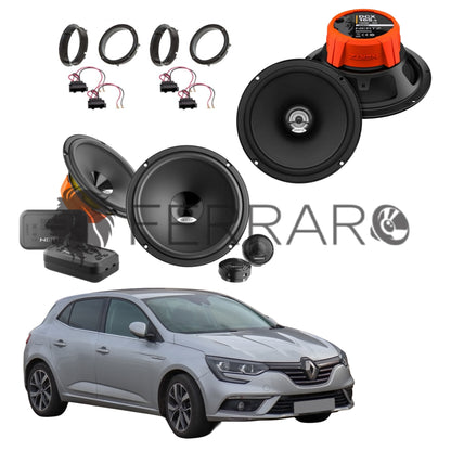 Hertz Kit 6 Casse | DSK 165.3 | DCX 165.3 |  Ant/Post | Renault Megane IV | 4ª Serie  (2017 in Poi)