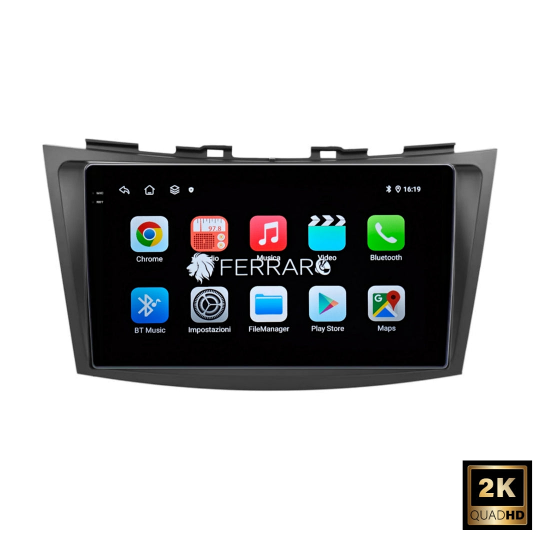 Autoradio Per Suzuki Swift 4 9" 2K | 2011-2017 | Android | Bluetooth | CarPlay | Android Auto | 12/256GB Ram