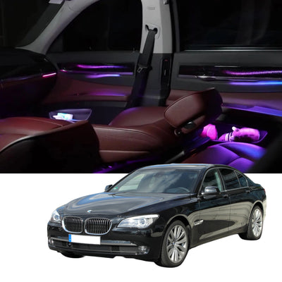 Ambient Light per BMW Serie 7 F01, F02 (2009-2014), 64 Colori RGB