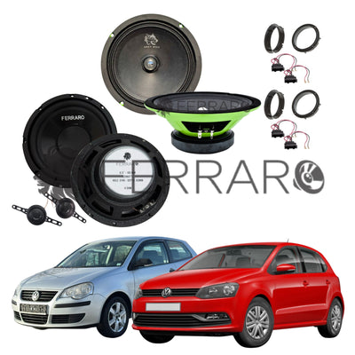 FerraroStore Kit 6 Altoparlanti | PV165.3 | ASK-165.2 | Ant/Post | VW Polo 9N/6R/6C (2001-2024)