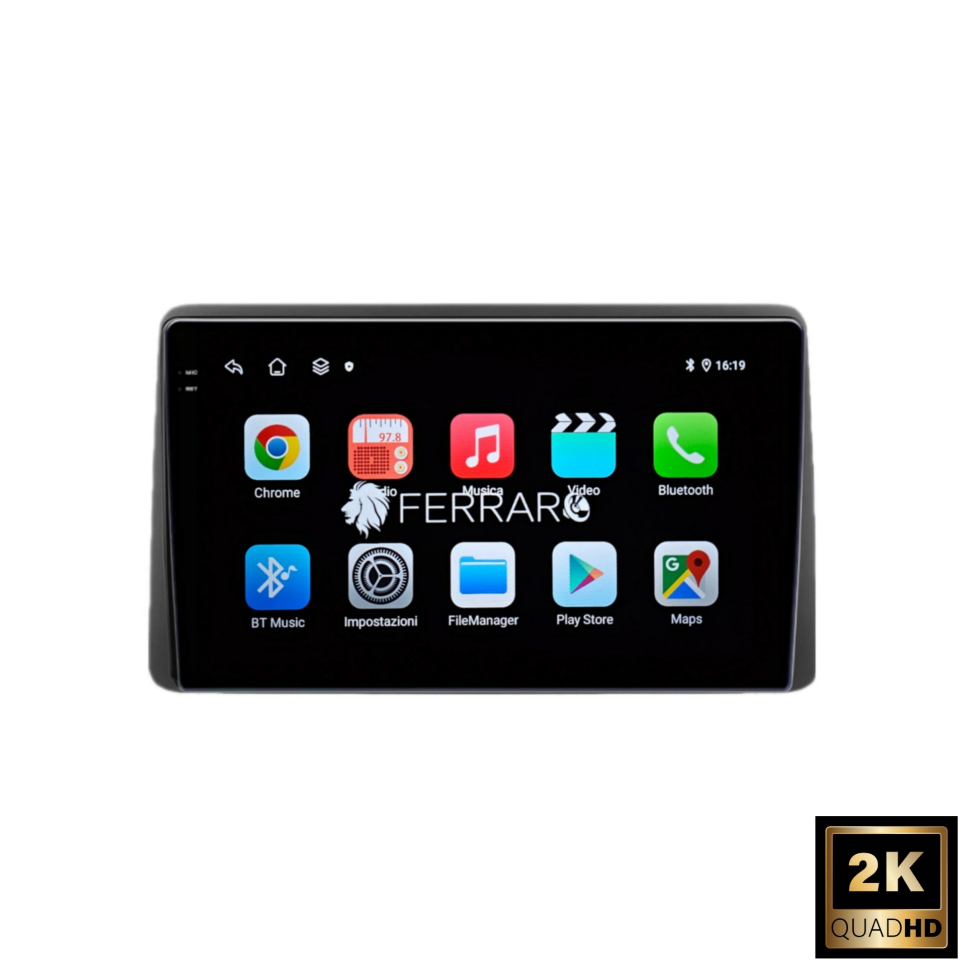 Autoradio per Renault Arkana | Duster 10.1" 2K | 2018-2021 | Android | Bluetooth | CarPlay | Android Auto | 4/64GB Ram