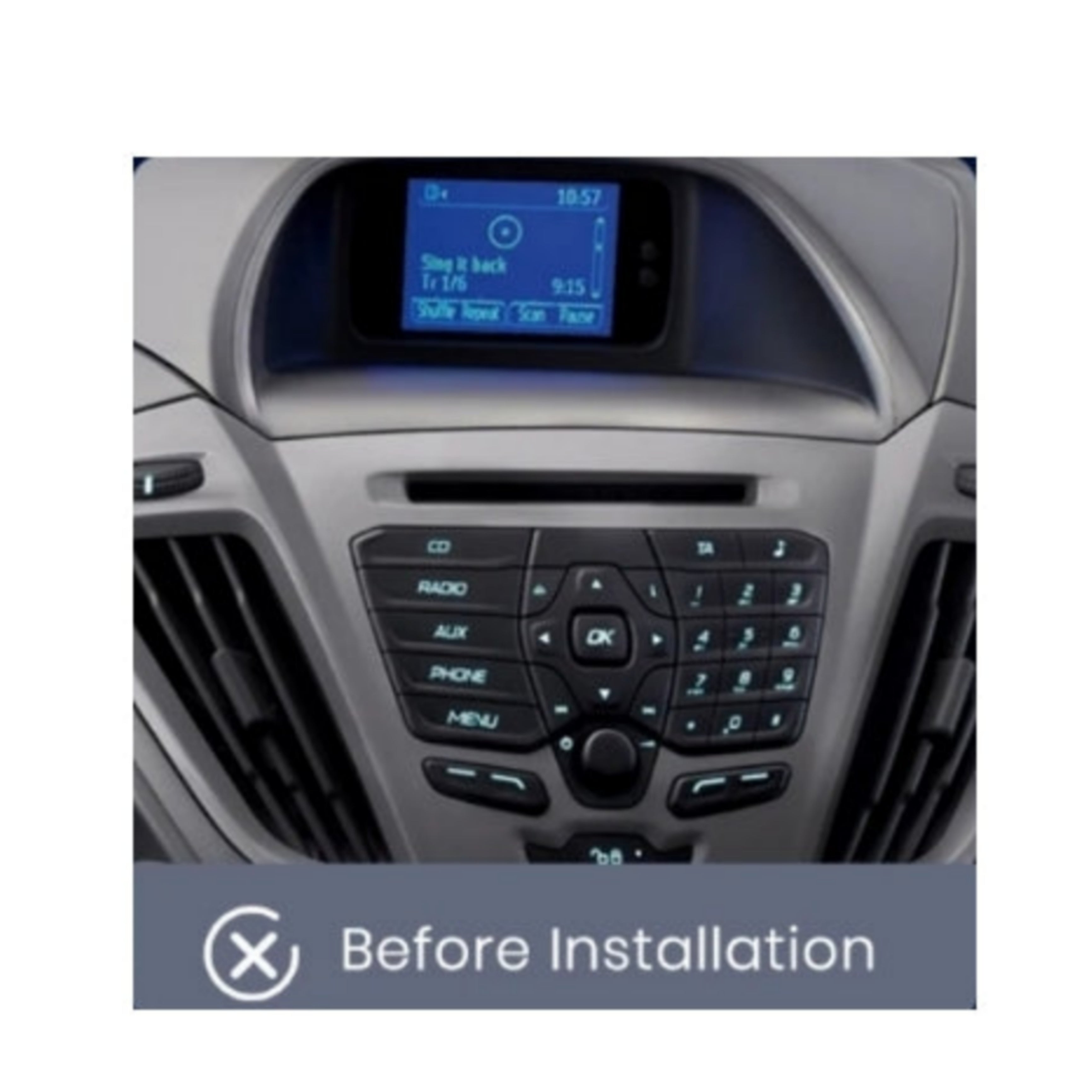 Autoradio per Ford Tourneo | Transit 9" 2K | 2013-2021 | Android | Bluetooth | CarPlay | Android Auto | 12/256GB Ram