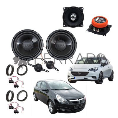 Hertz Kit 6 Casse | ASK-165.2 | DCX 100.3 | Ant/Post | Opel Corsa D, E (2006-2019)