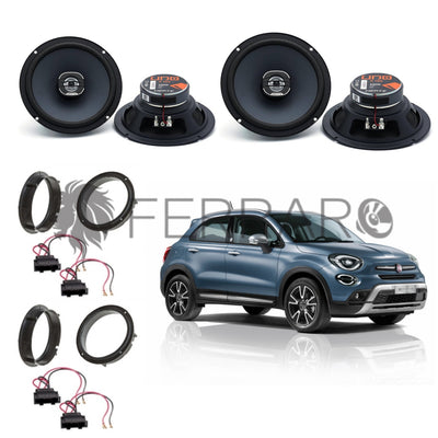 Hertz Kit 4 Casse | X 165 | Ant/Post | Fiat 500x