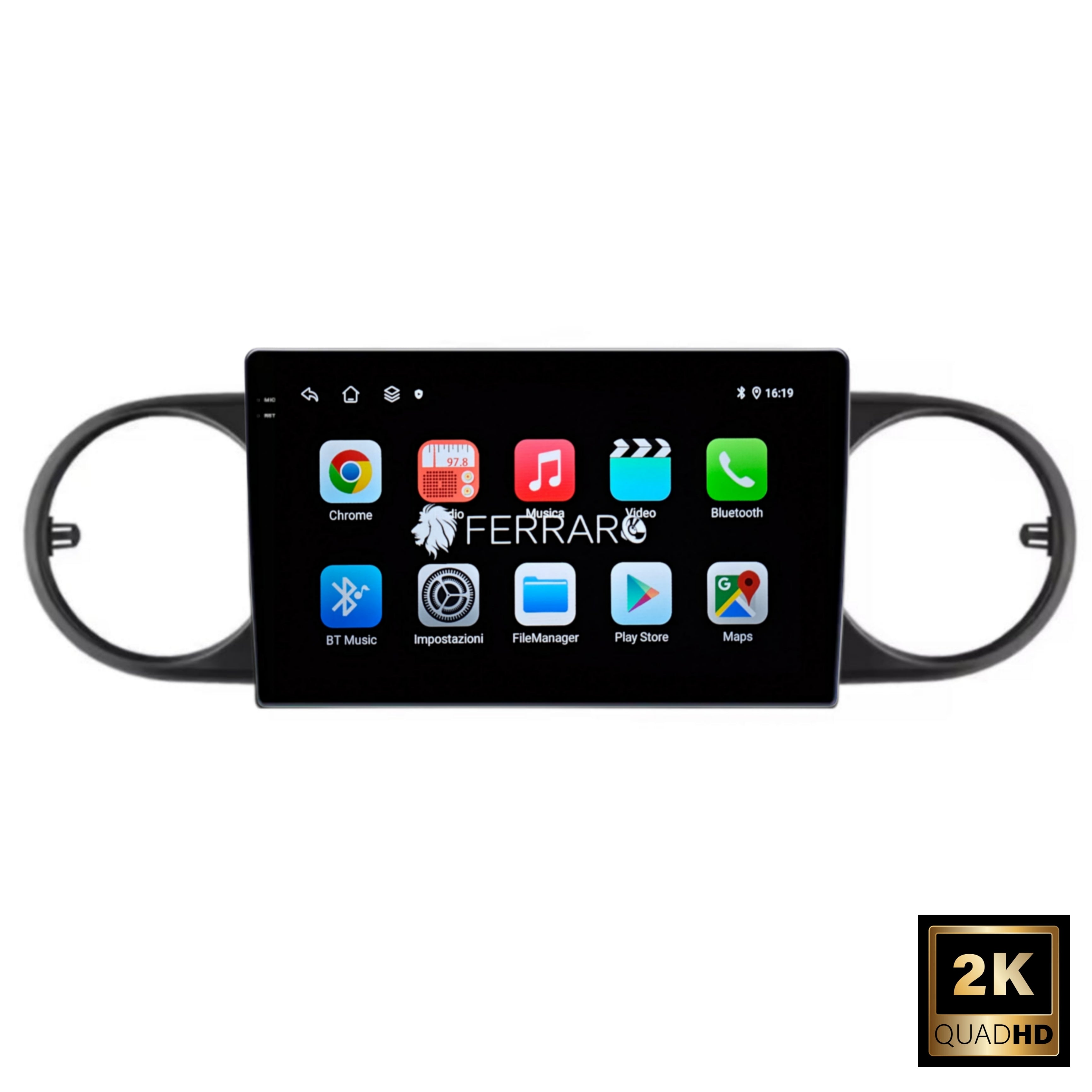 Autoradio per Toyota Corolla Rumion | Rukus | Scion E150 9" 2K | 2007-2015 | Android | Bluetooth | CarPlay | Android Auto | 12/256GB Ram