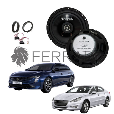 FerraroStore Kit 2 Altoparlanti | ASC-652PC | Ant o Post | Peugeot 508 1ª/2ª (2010-2024)