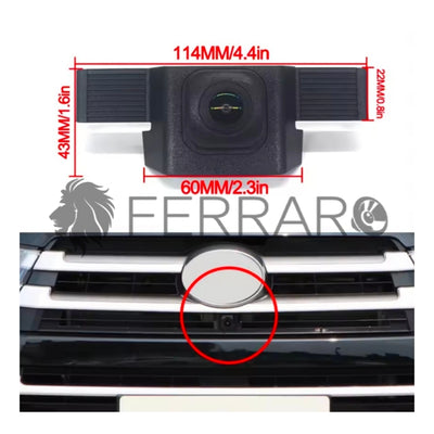 Telecamera Frontale per Toyota Highlander XU50 Kluger (2014-2020) | AHD, 1920x1080 | 170° Gradi