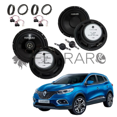 FerraroStore Kit 6 Altoparlanti | ASK-165.2 | ASC-652PC | Ant/Post | Renault Kadjar (Dal 2015>)