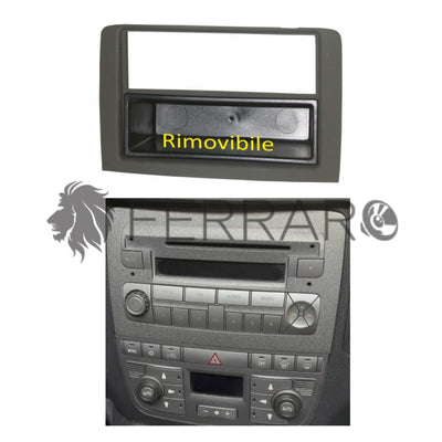 Car radio cover, 1 ISO with drawer, Fiat Idea from 2005