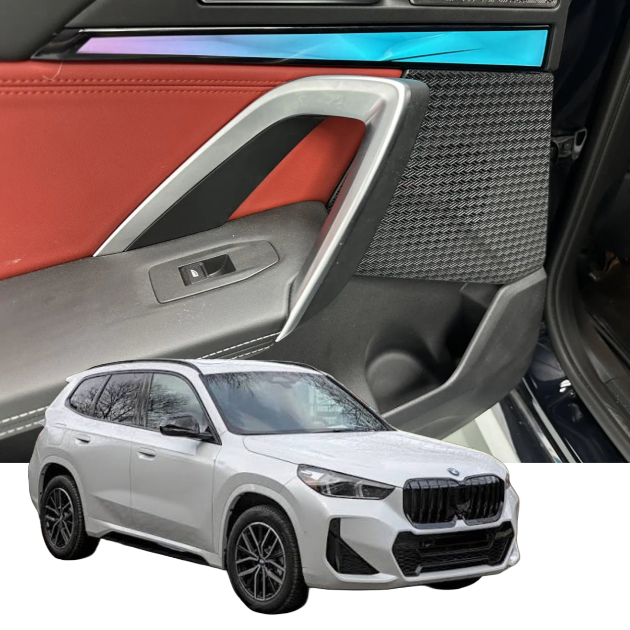 Ambient Light per BMW UI11, UI13, X1, IX1, IX2, IX2 (2022>), 64 Colori RGB