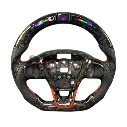 Volante Sportivo per Ford Focus MK4 ST RS, Carbonio, Customizzato in Pelle