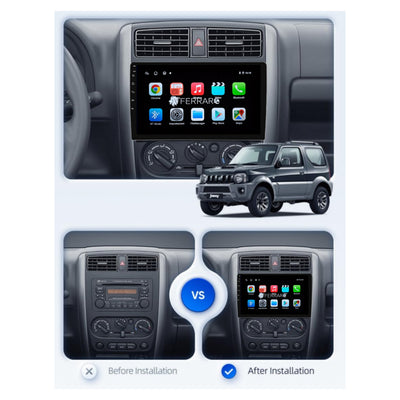 Autoradio per Suzuki Jimny 3 9" | 2005-2018 | Android | Bluetooth | CarPlay | Android Auto | 2GB/4GB/6GB/8GB Ram
