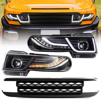 Fanali Anteriore Completo per Toyota FJ Cruiser XJ10 (2007-2015) a LED