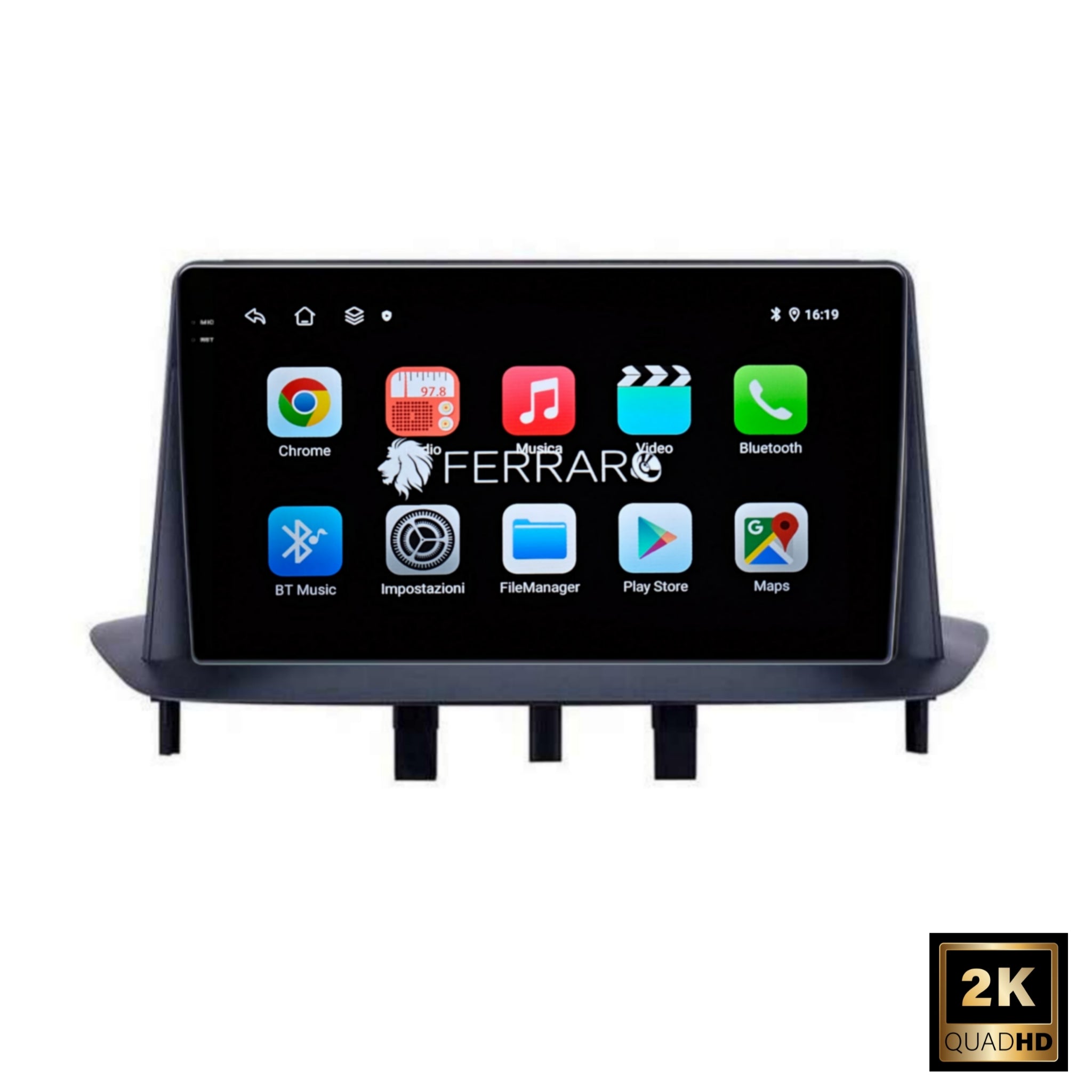 Autoradio per Renault Megane 3 9" 2K | 2008-2016 | Android | Bluetooth | CarPlay | Android Auto | 12/256GB Ram