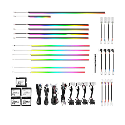 Ambient Light per Audi Q7 (2020-2025), 64 Colori RGB